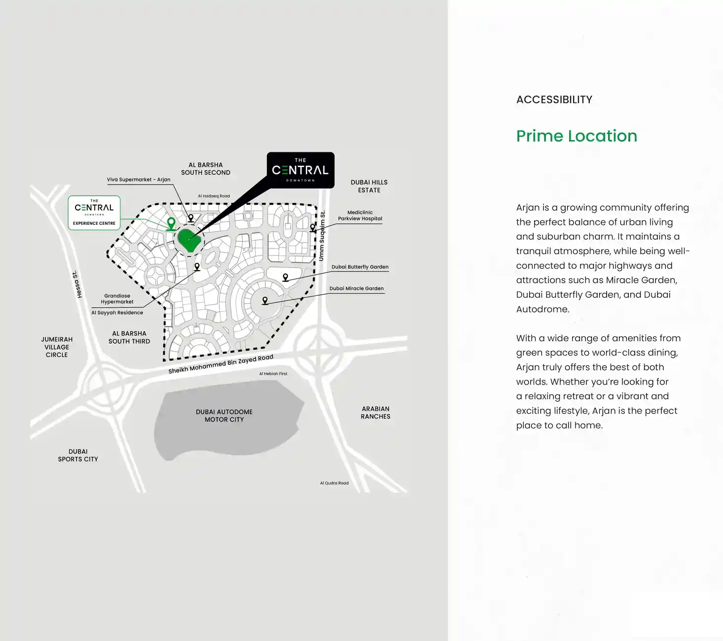Masterplan of The Central Downtown Apartment