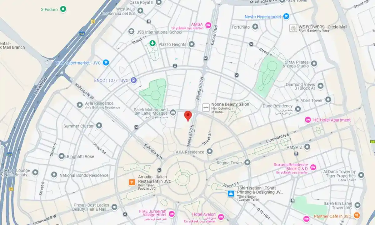 Location of Azurline Residences Apartment