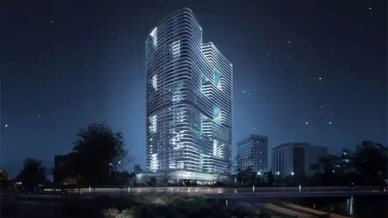Binghatti Hills Apartments outside view