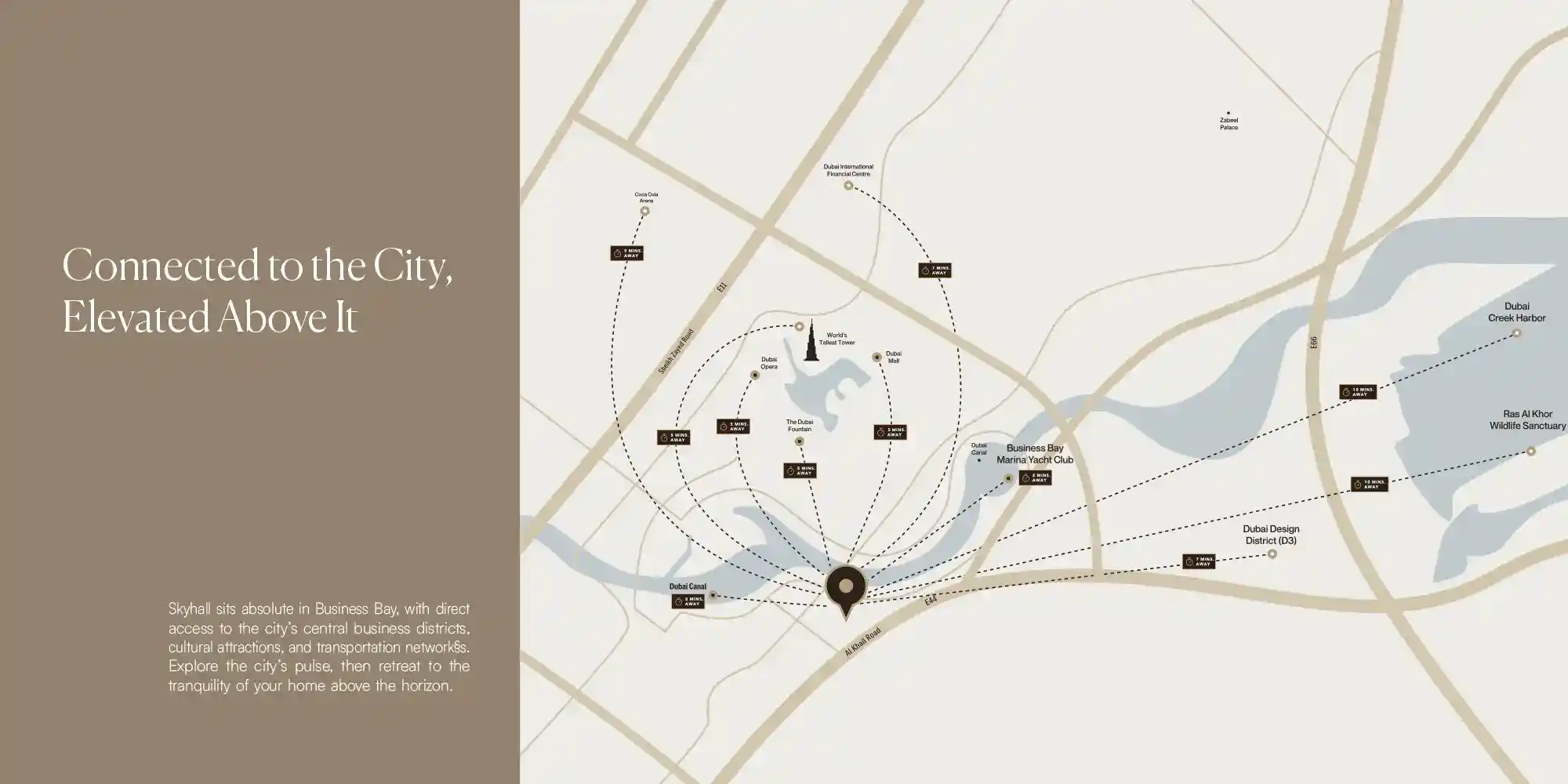 Location of Binghatti Skyhall