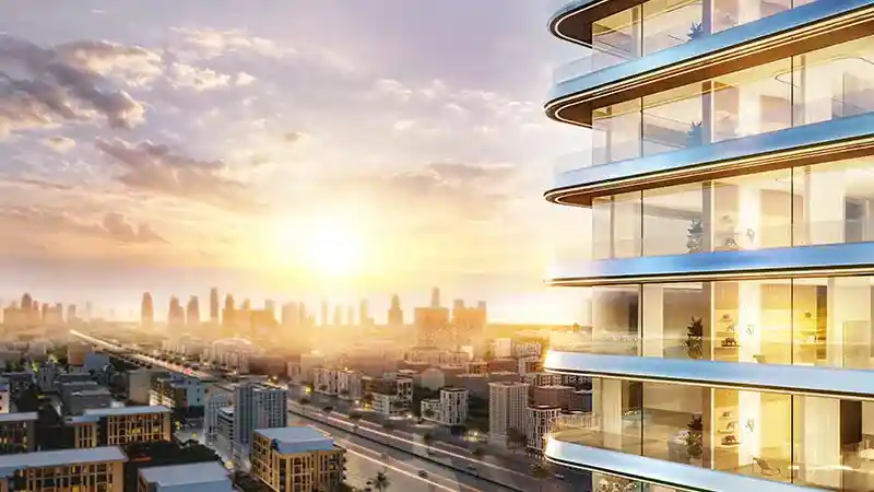 Binghatti Hillviews Apartments outside view