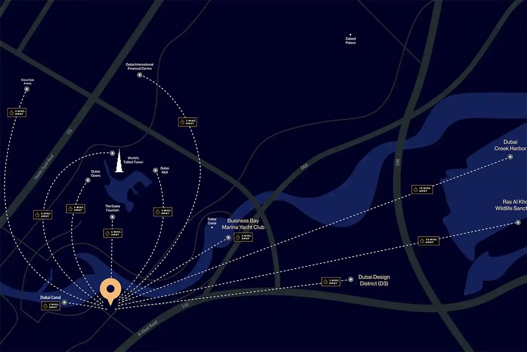 Masterplan of Binghatti Skyrise Apartment