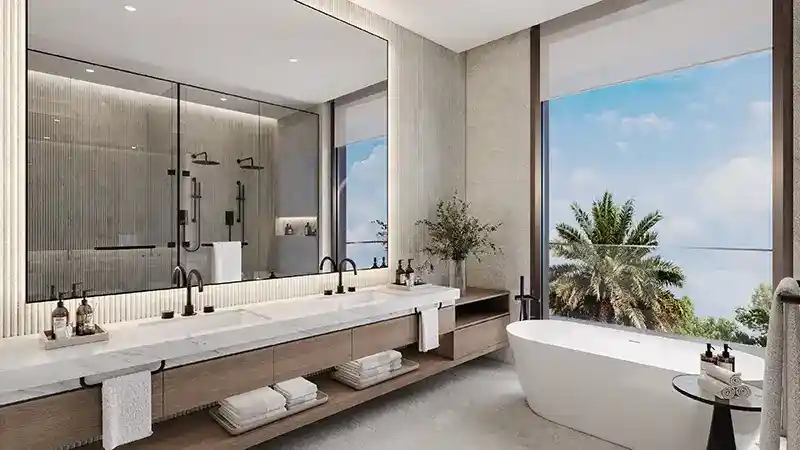 Nad Al Sheba Gardens Phase 7 Master Bathroom 