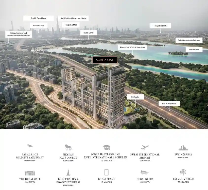 sobha-one-location-map
