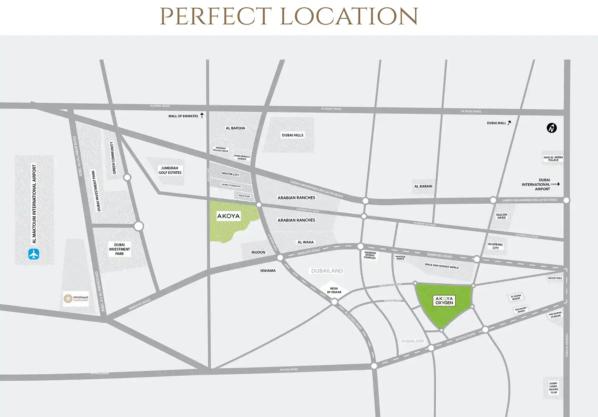 Location of Kensington Villa Plots 