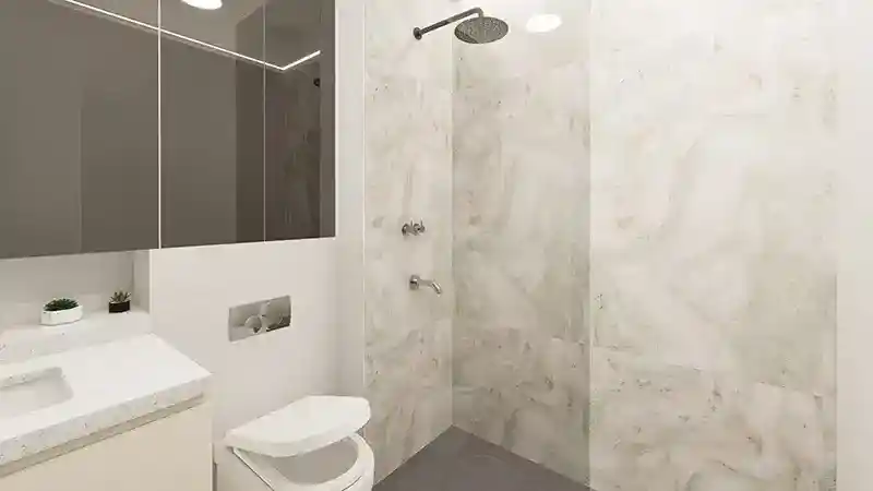 Alma Gardens Apartment Bathroom
