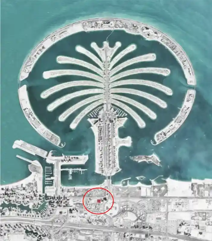 Location of Damac Casa Tower