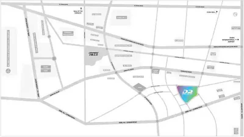 Location of Duo Prestige Villas