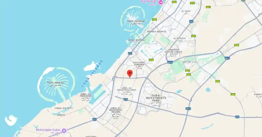 Masterplan of La Cle Apartment at Al Furjan