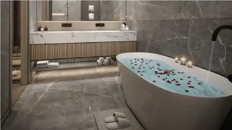 The First Collection Apartment bathroom