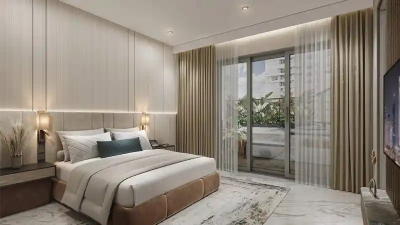 The First Collection Apartment bedroom