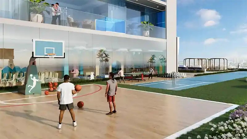 Oasiz Apartment Basketball Court