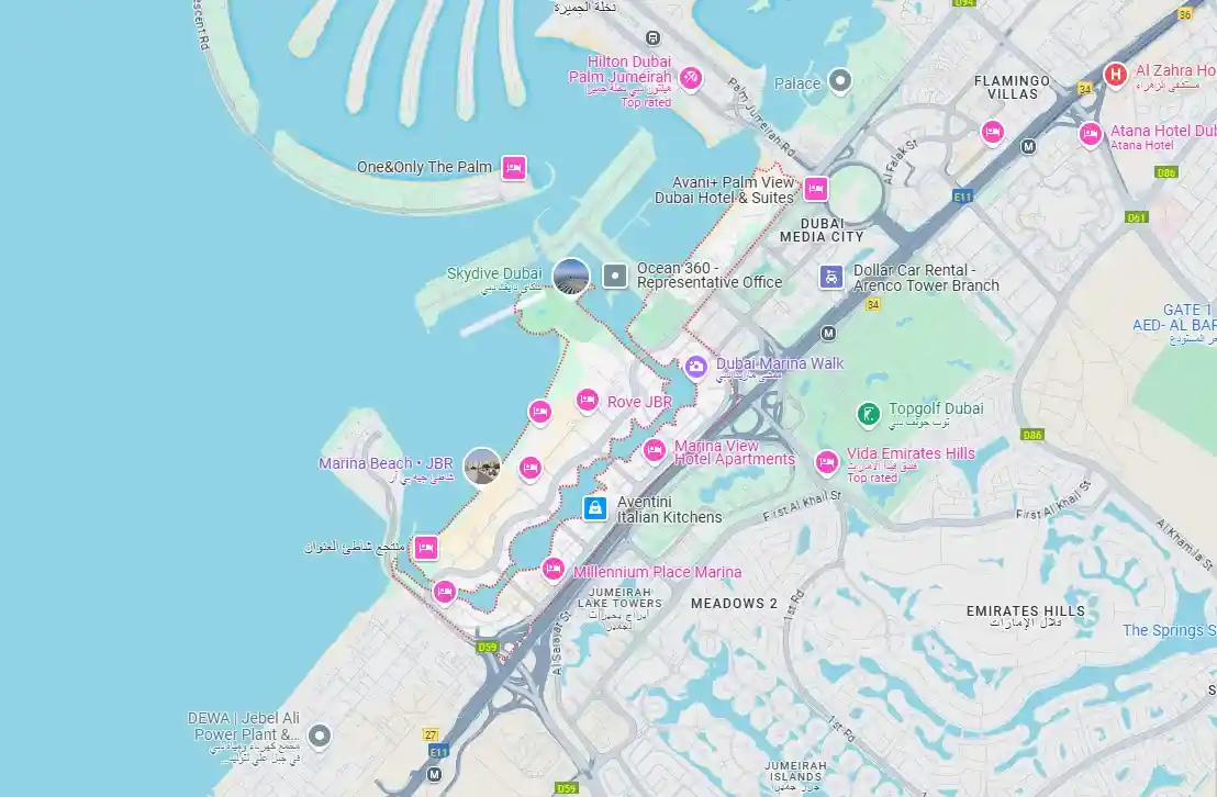 residences-du-port-autograph-collection-location-map