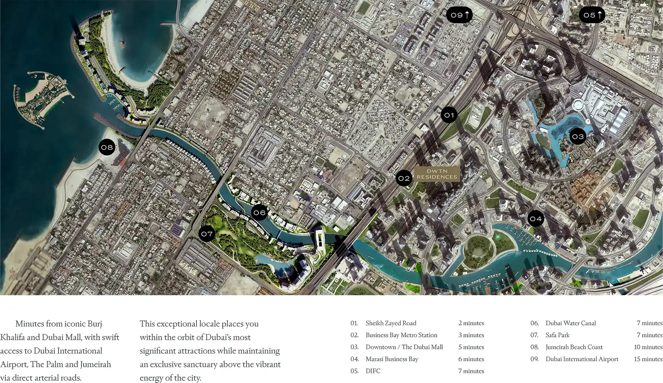 Masterplan of Downtown Residences Apartment 