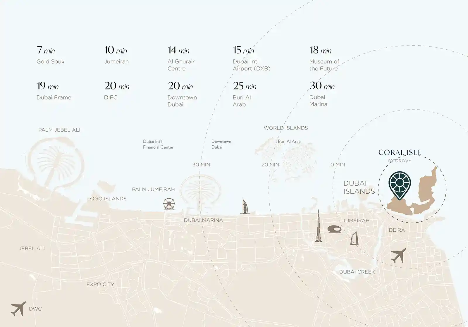 Masterplan of Coral Isle Residences