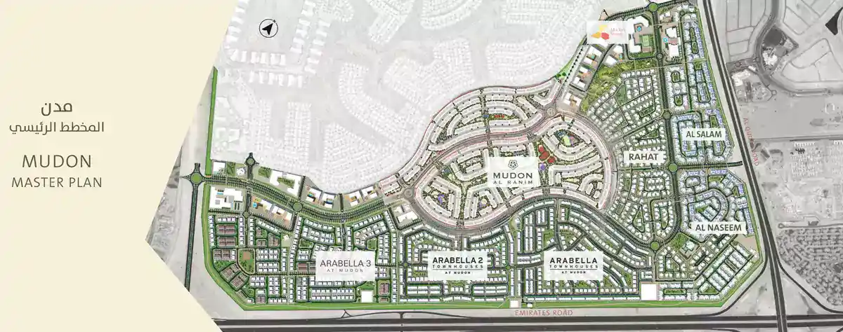 Masterplan of Mudon Al Ranim 8 Dubai