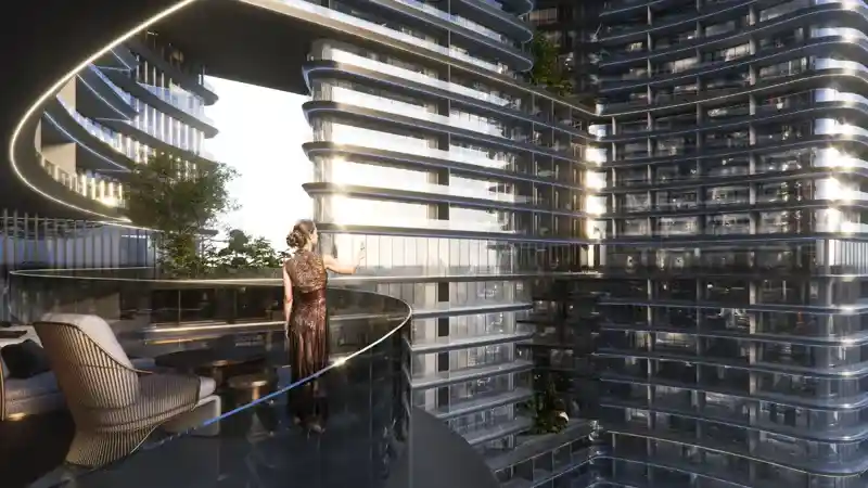 Binghatti Hills Phase 3 Balcony View