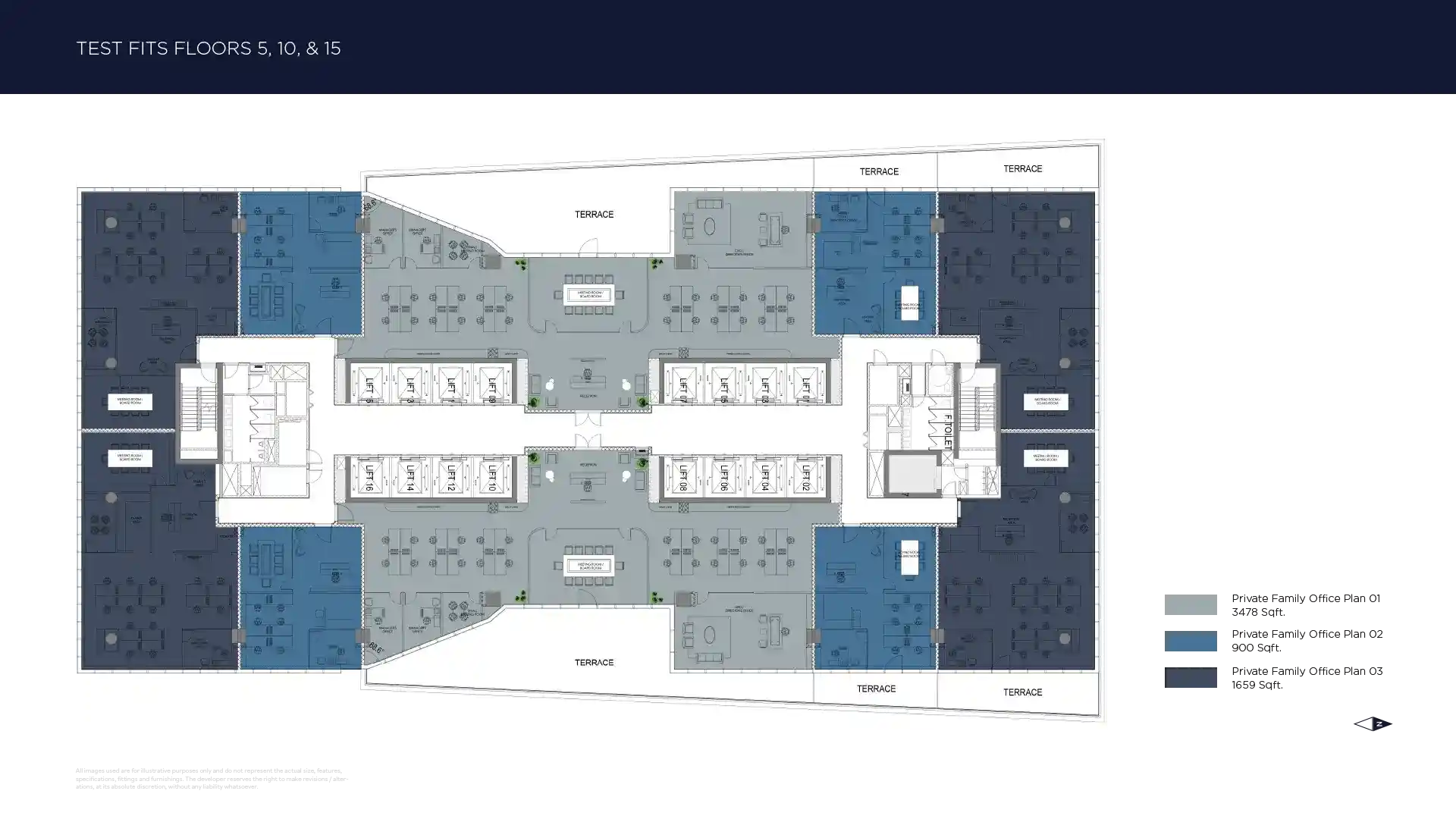 FLOOR 08, 09, 18 & 19