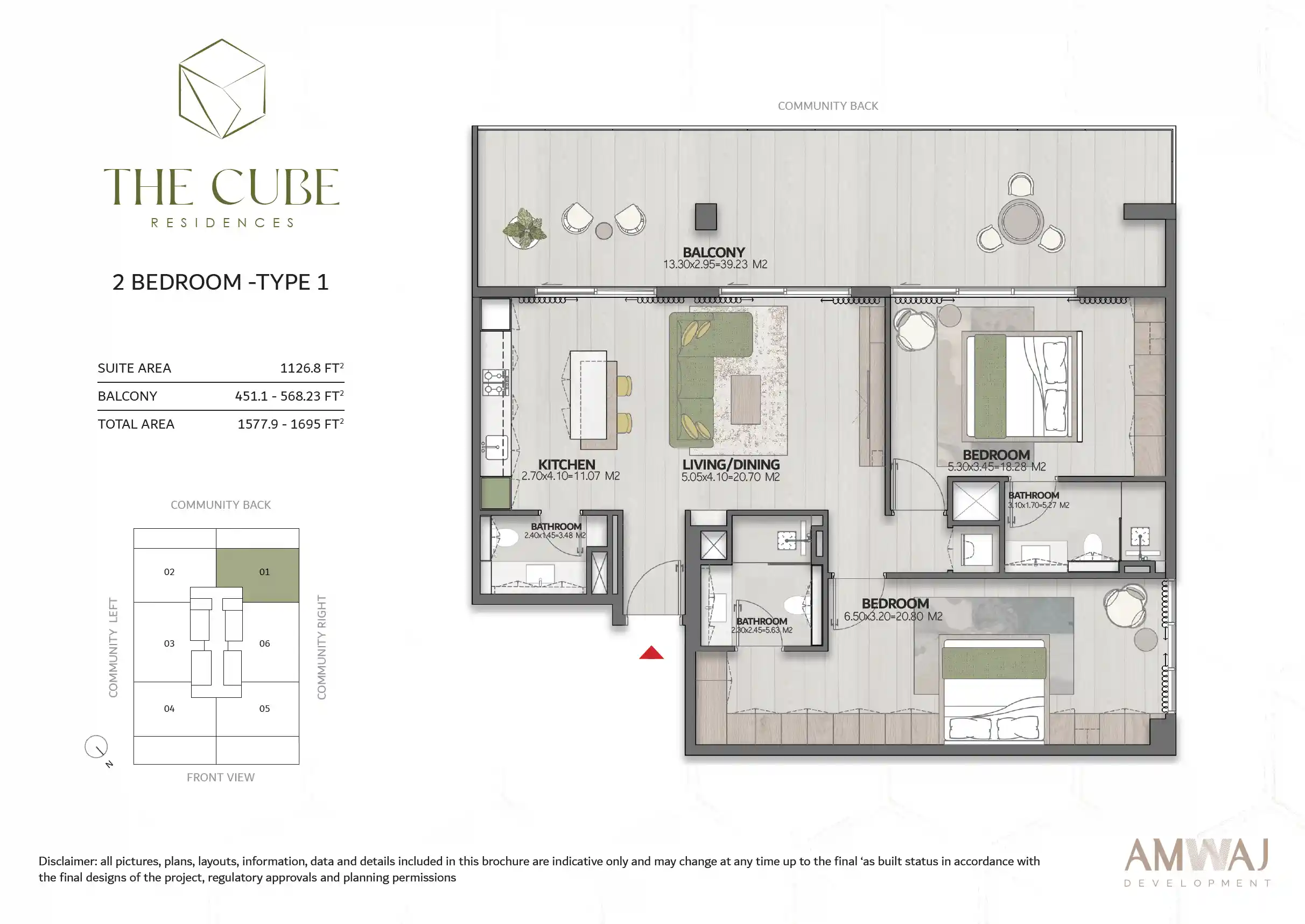2 Bedroom	