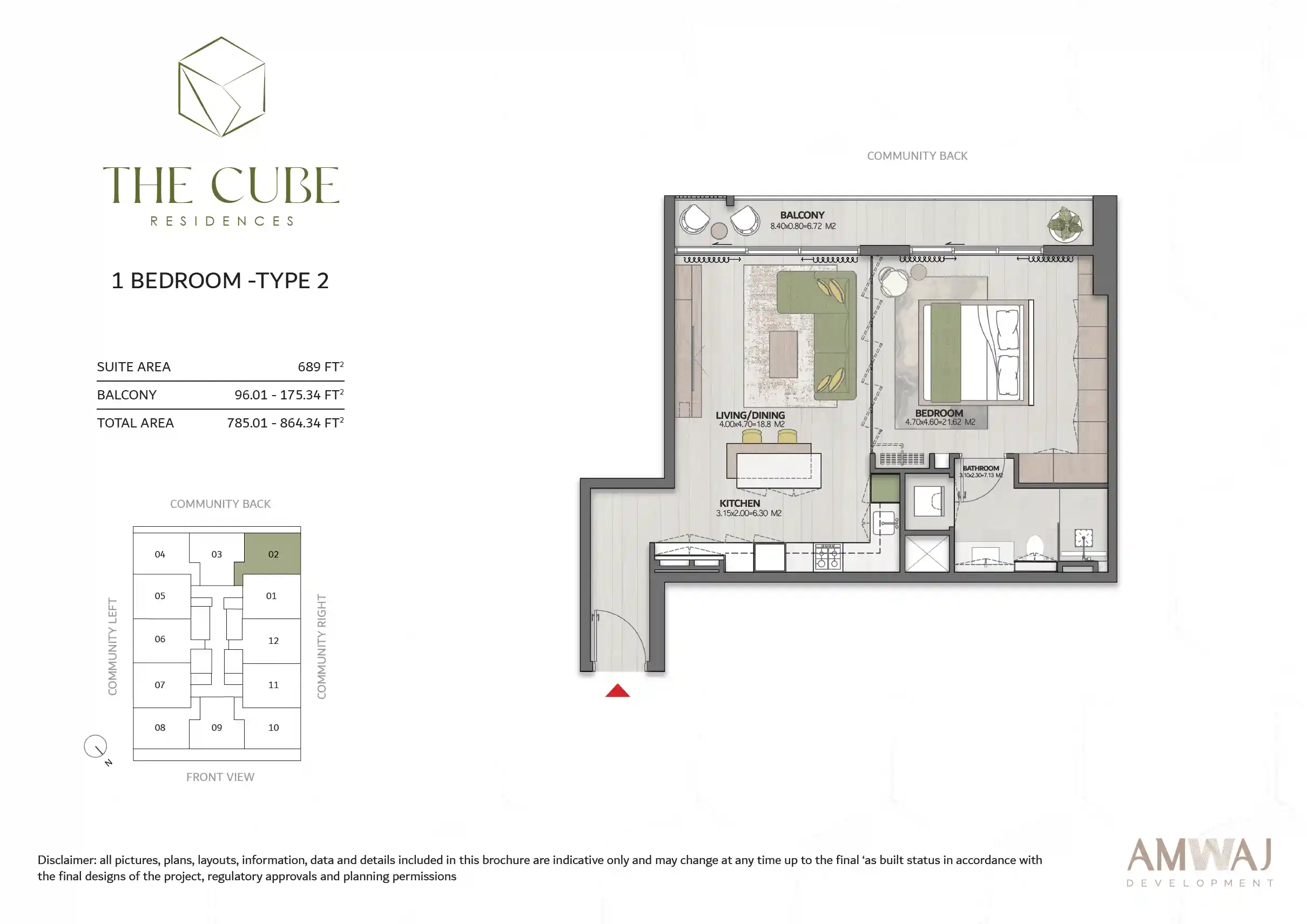 1 Bedroom	