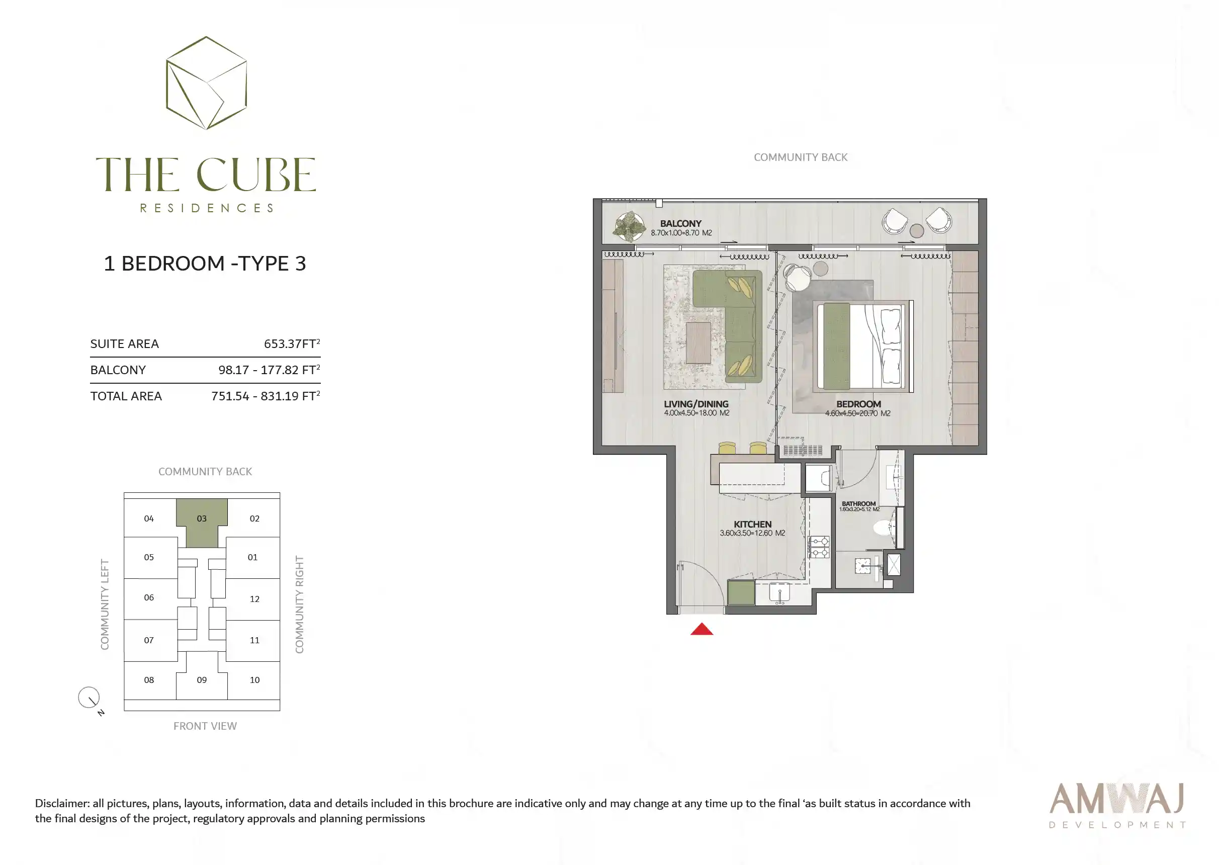 1 Bedroom	