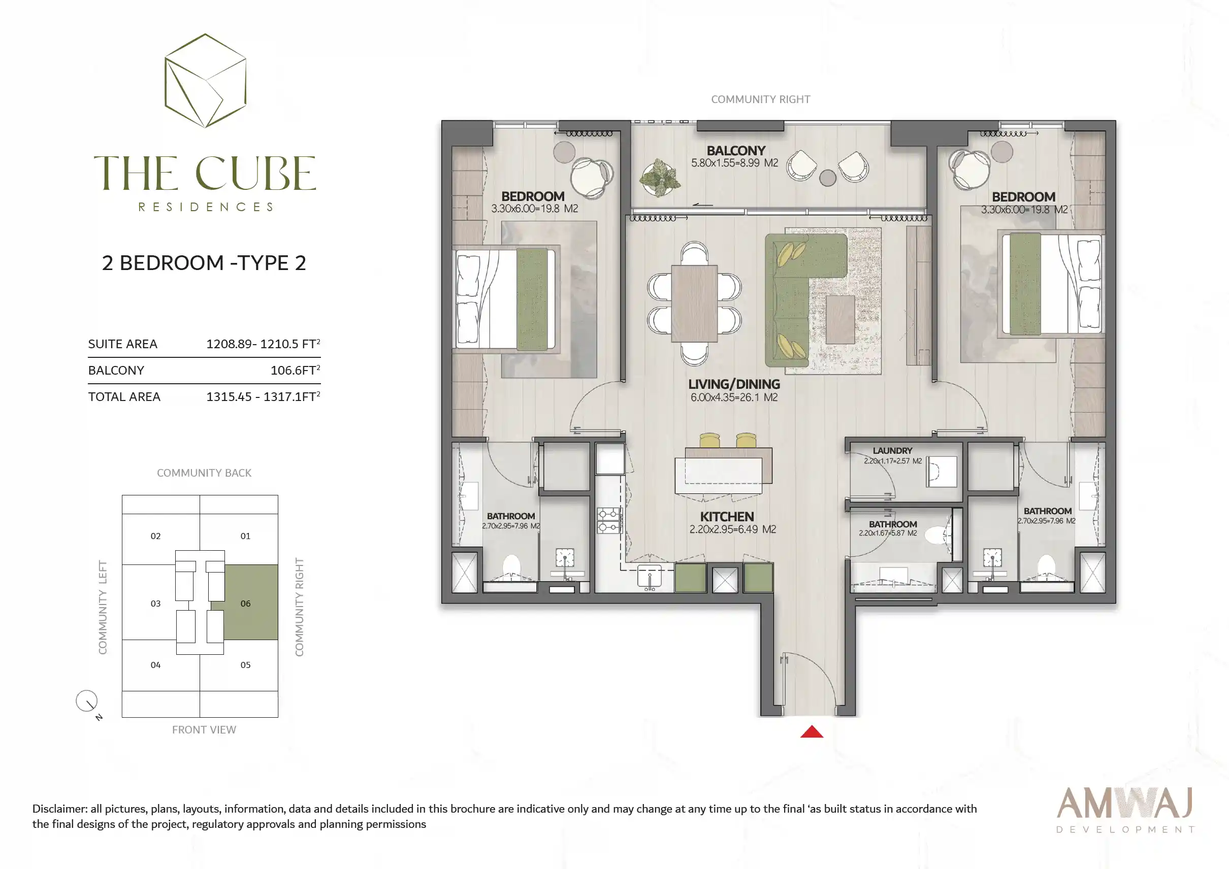 2 Bedroom	