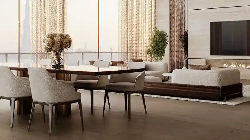One by Binghatti Dining Area