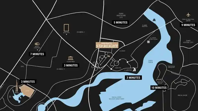 Masterplan of Binghatti Starlight