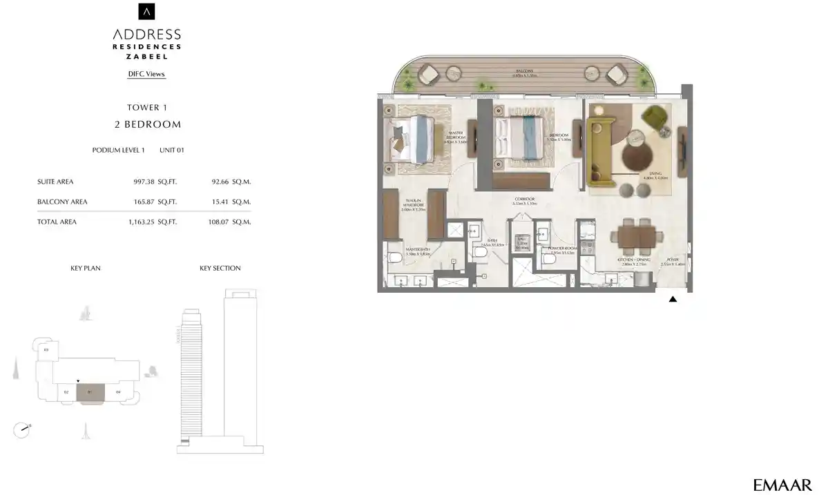 Unit 1, Podium Level 1