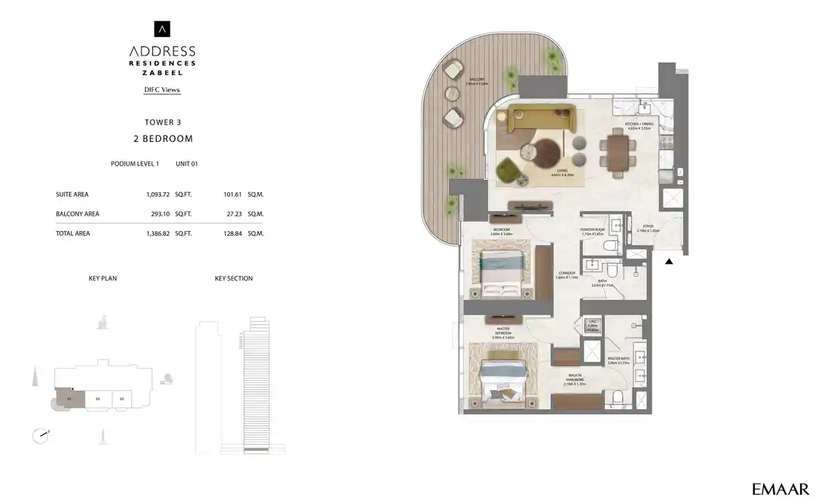 Unit 1, Podium Level 1