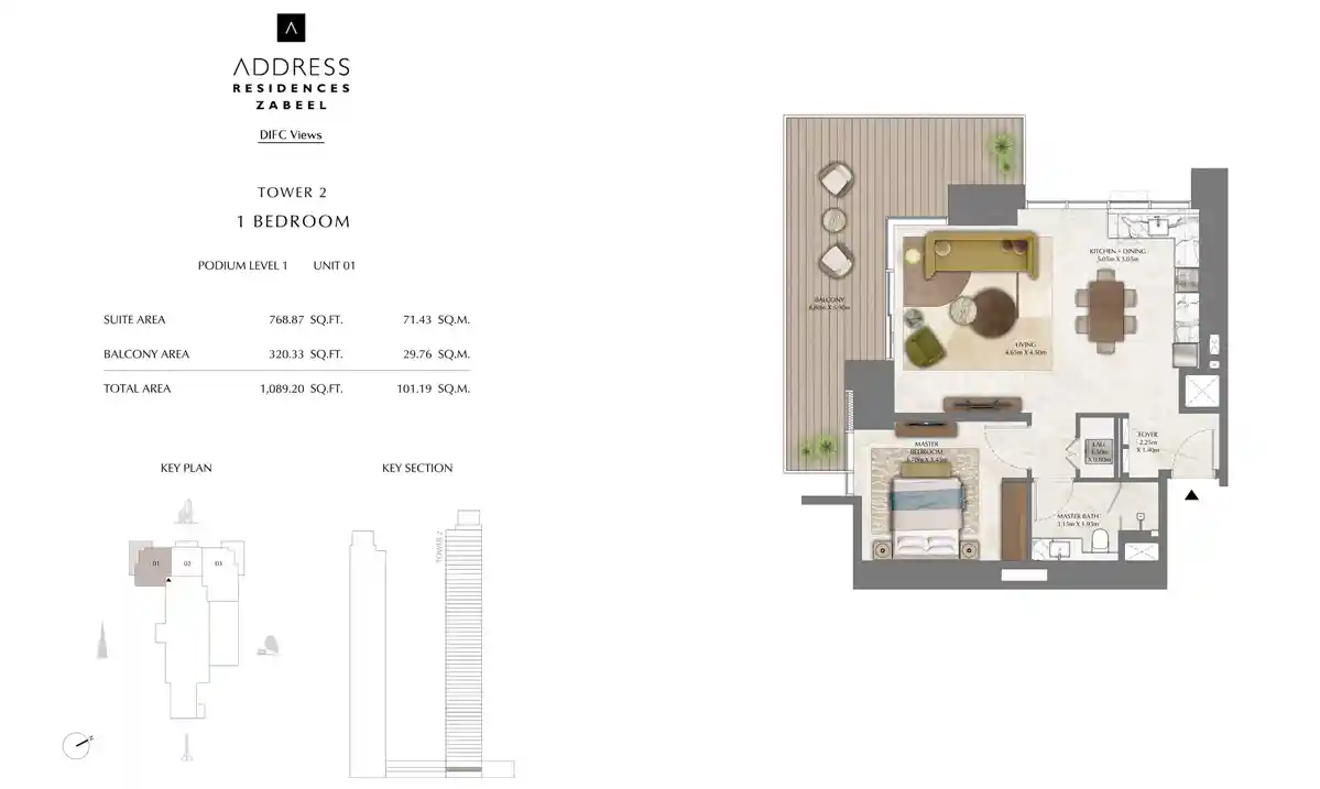 Unit 1, Podium Level 1