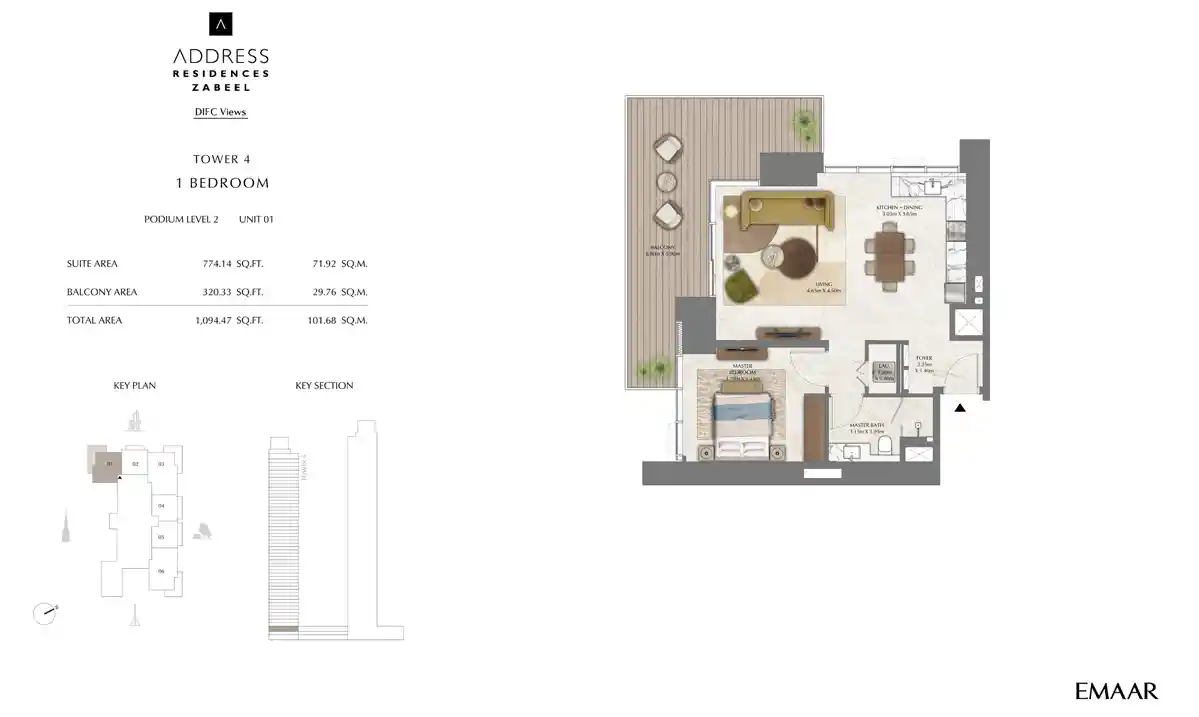 Unit 1, Podium Level 2