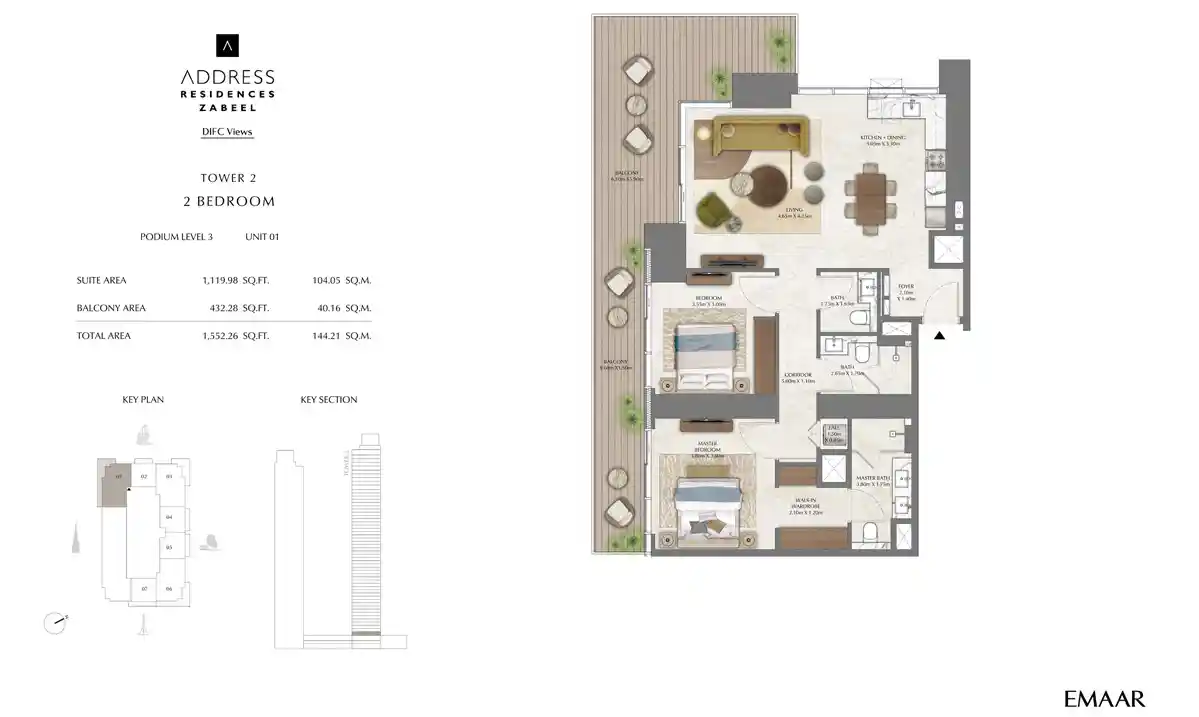 Unit 1, Podium Level 3