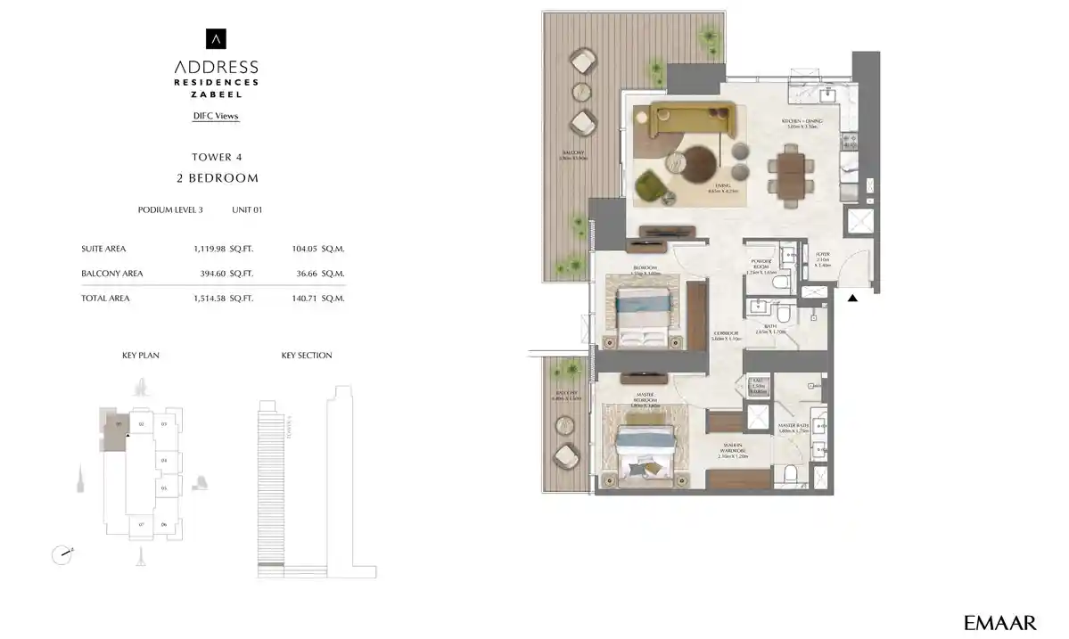 Unit 1, Podium Level 3