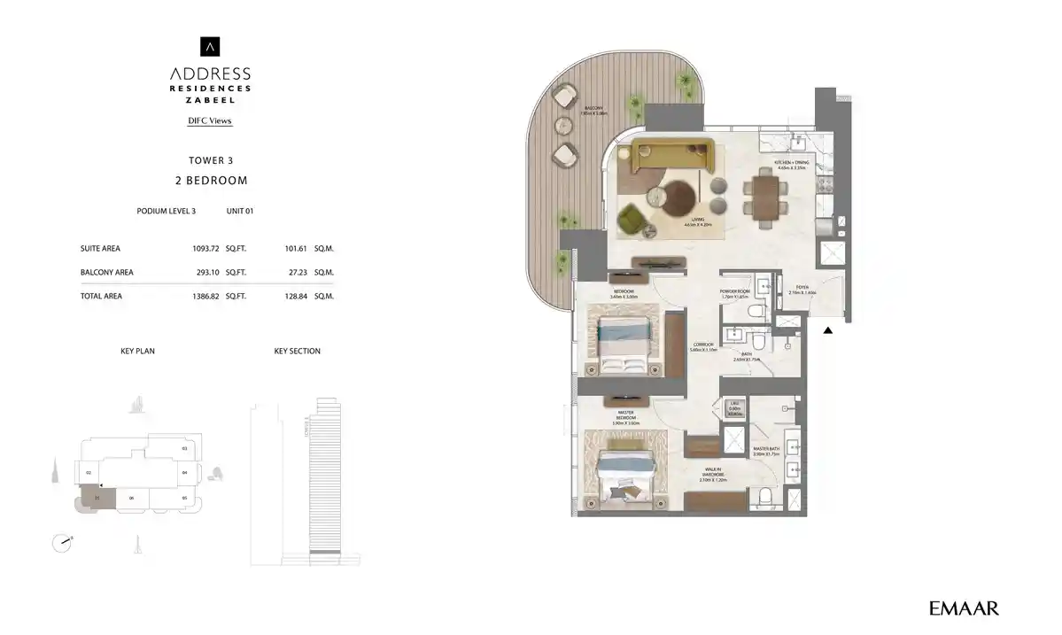Unit 1, Podium Level 3