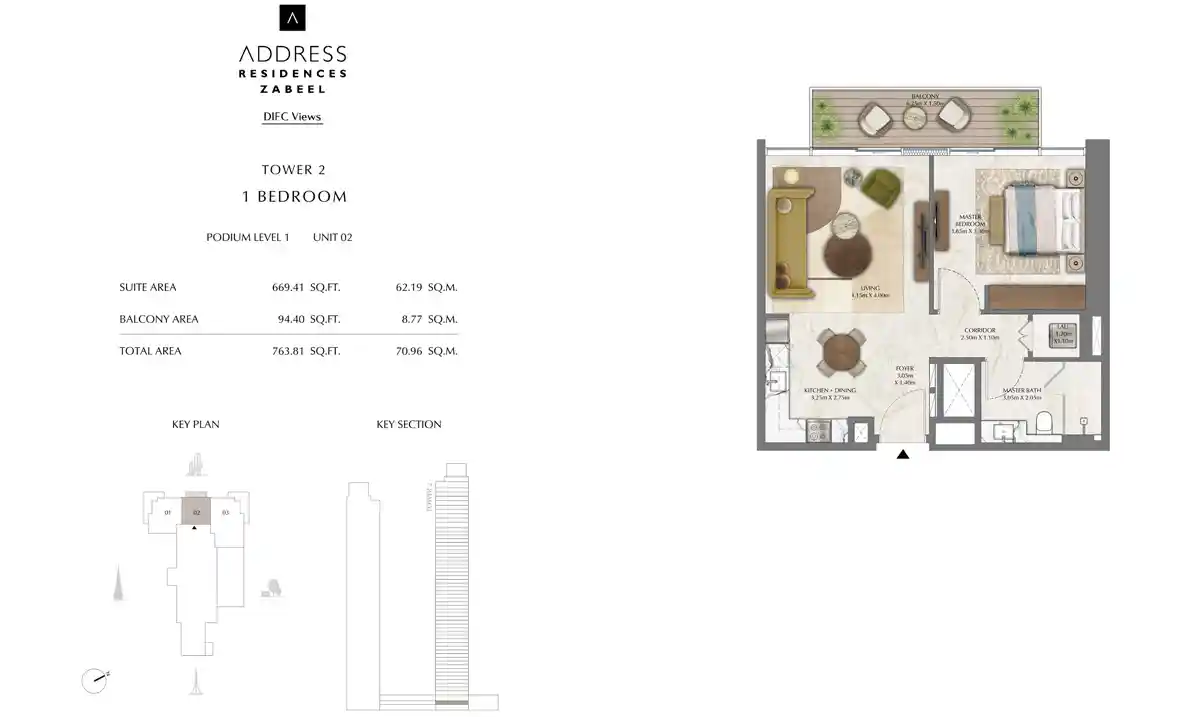 Unit 2, Podium Level 1