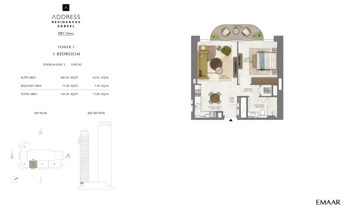 Unit 2, Podium Level 2