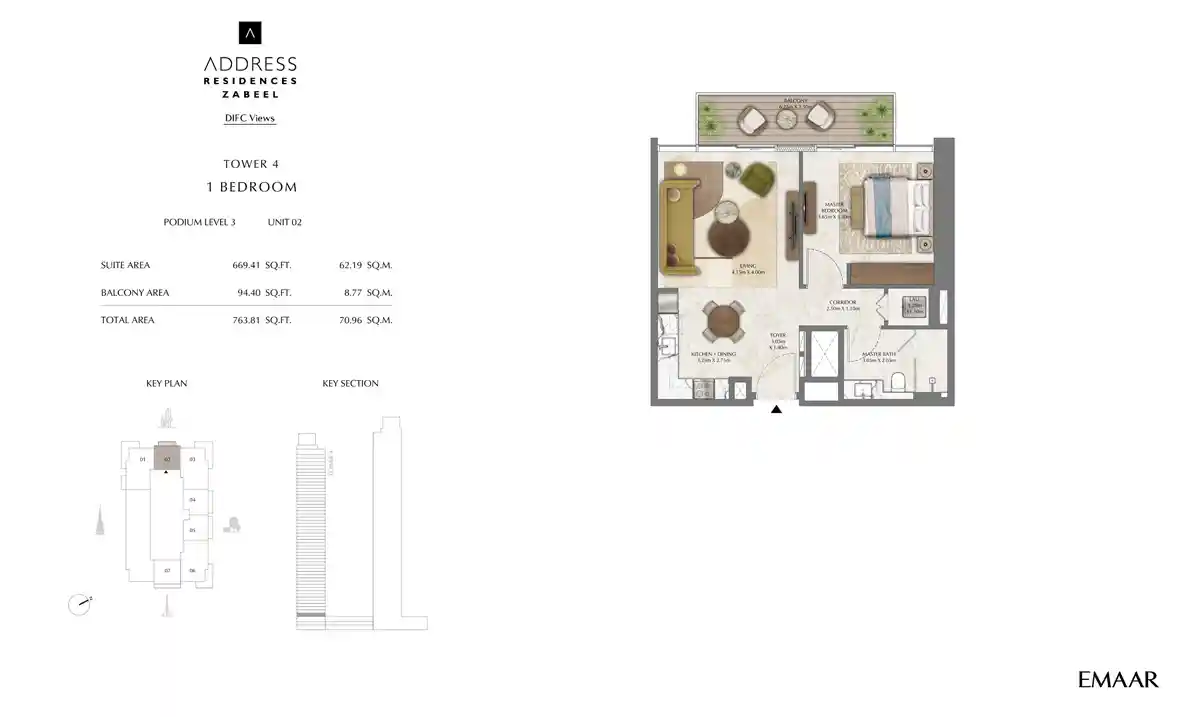 Unit 2, Podium Level 3