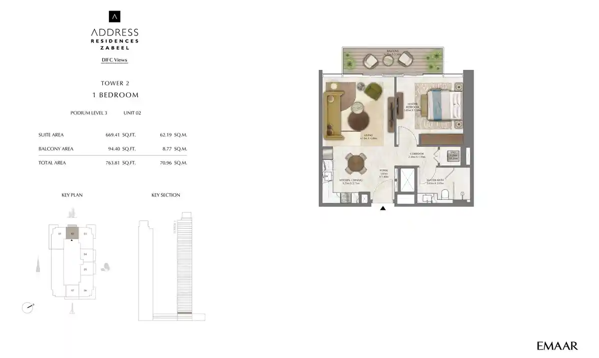 Unit 2, Podium Level 3
