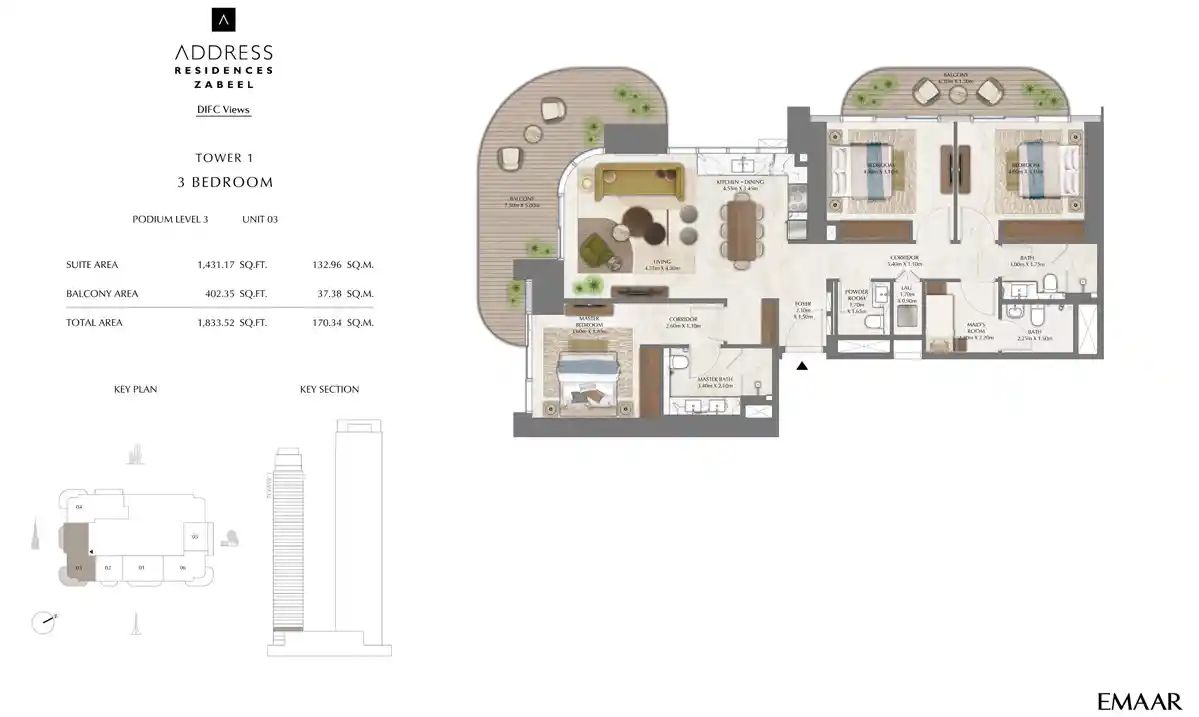 Unit 3, Podium Level 3