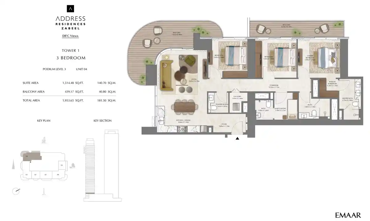 Unit 4, Podium Level 3