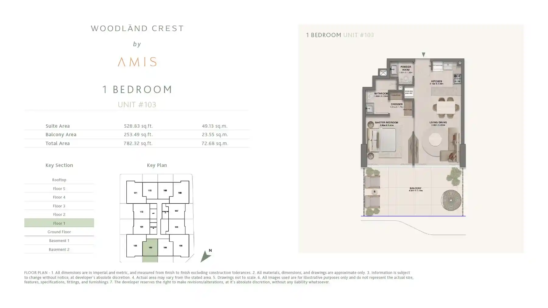 1 Bedroom	