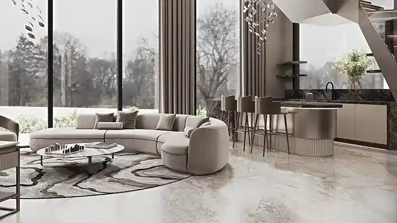 Selora Residences Living & Kitchen Area