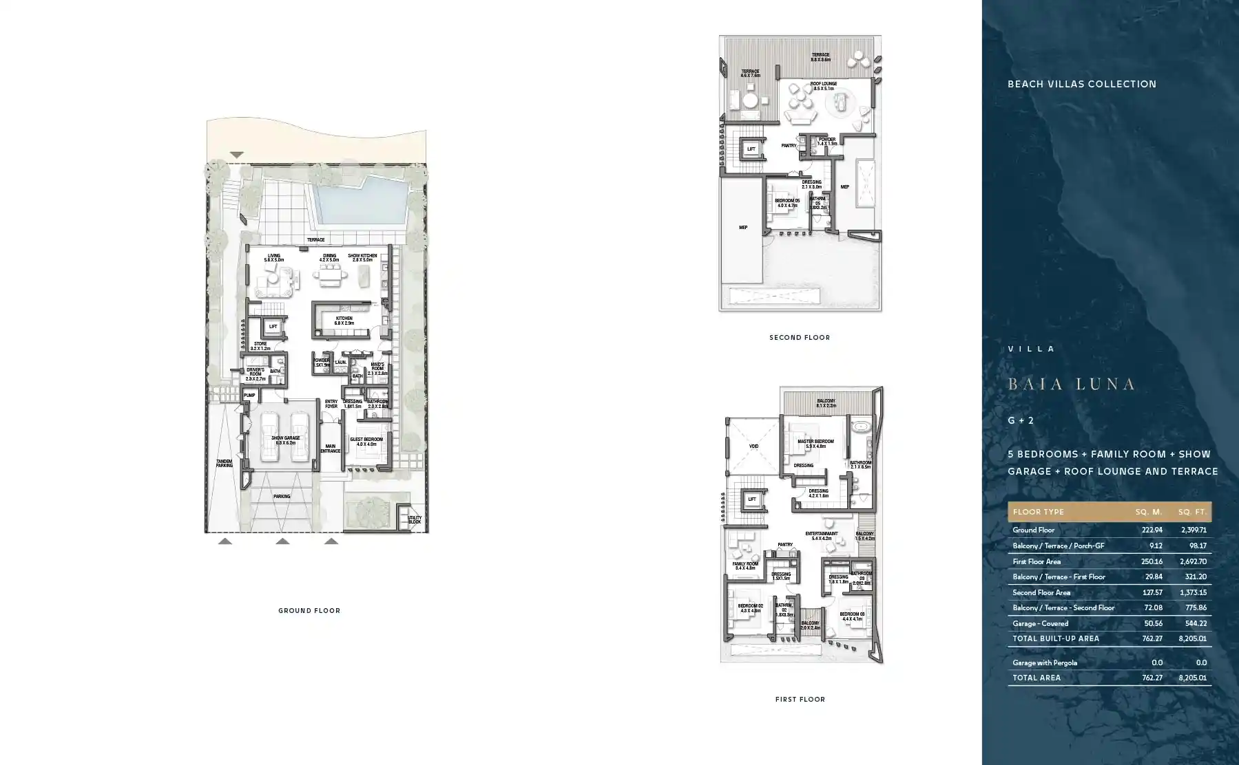 G + 2 (With Family Room + Show Garage + Roof Lounge & Terrace)