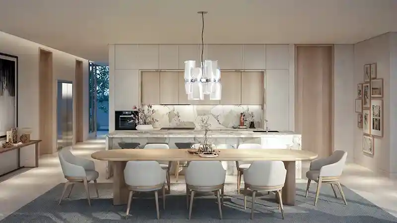 Frond F Villas Dining Area