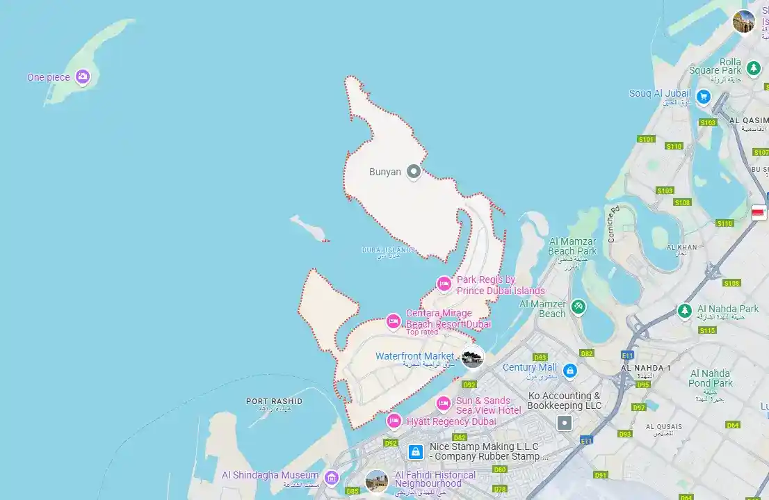 Location of Flora Shore