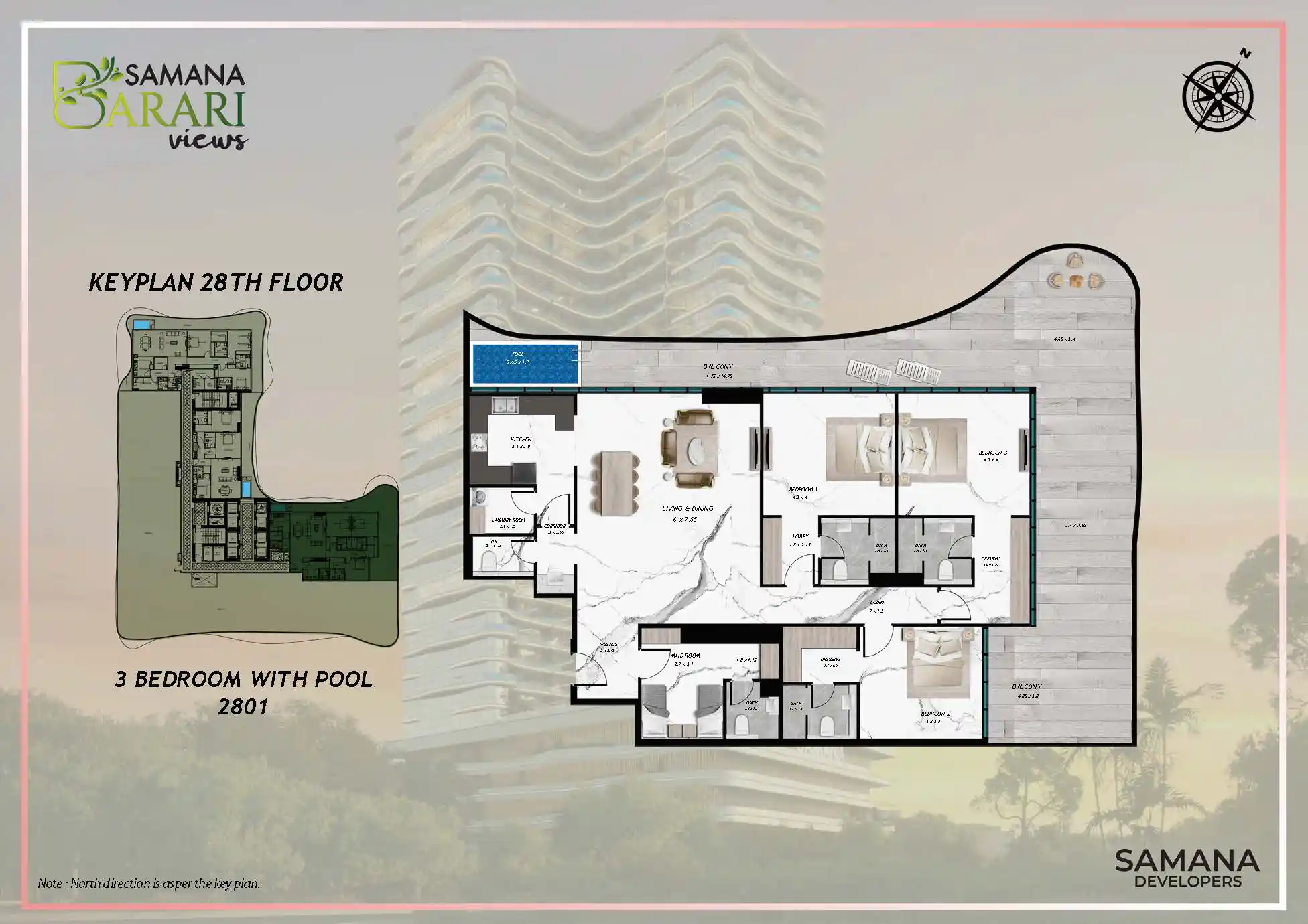 Key Plan - 2801 to Key Plan - 2803	