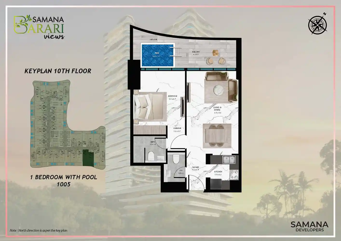 Key Plan - 1005	