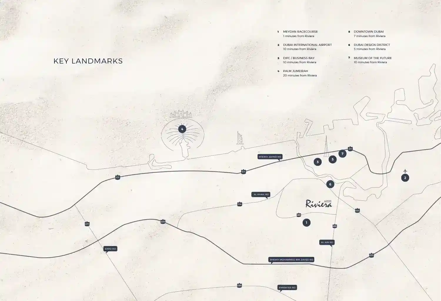 azizi-riviera-54-location-map