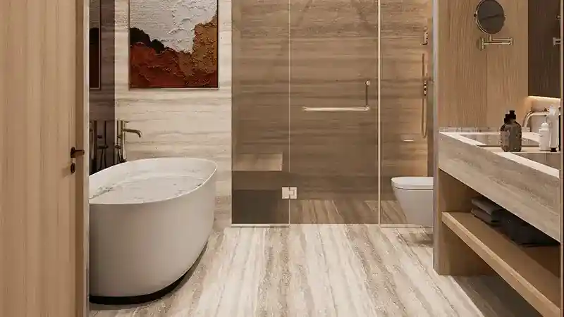 Taj Wellington Mews Master Bathroom